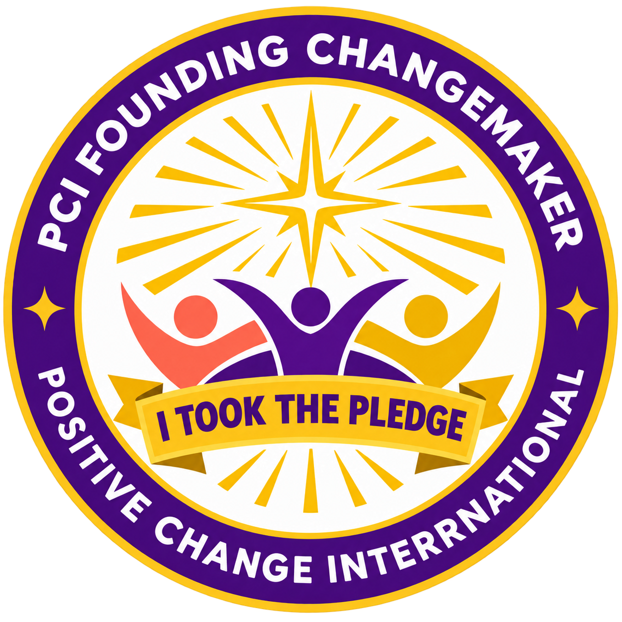 PCI Founding Changemaker — I Took the Pledge badge